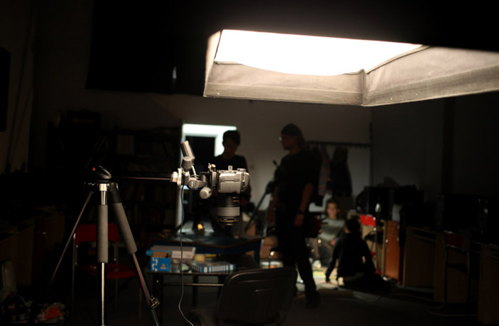 Aparat. Zdjęcie z zajęć praktycznych w szkole AFA